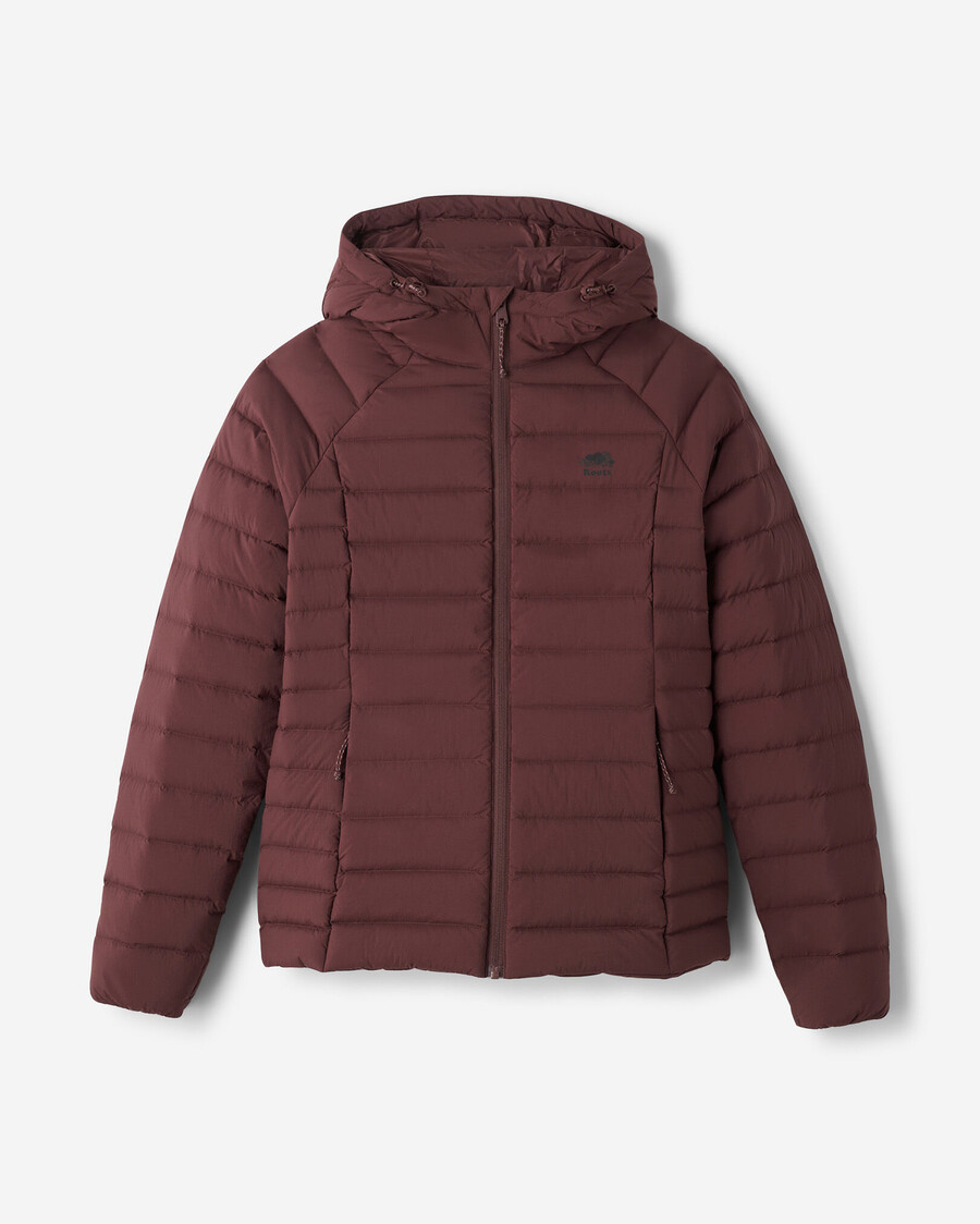 roots daunen-packbare jacke