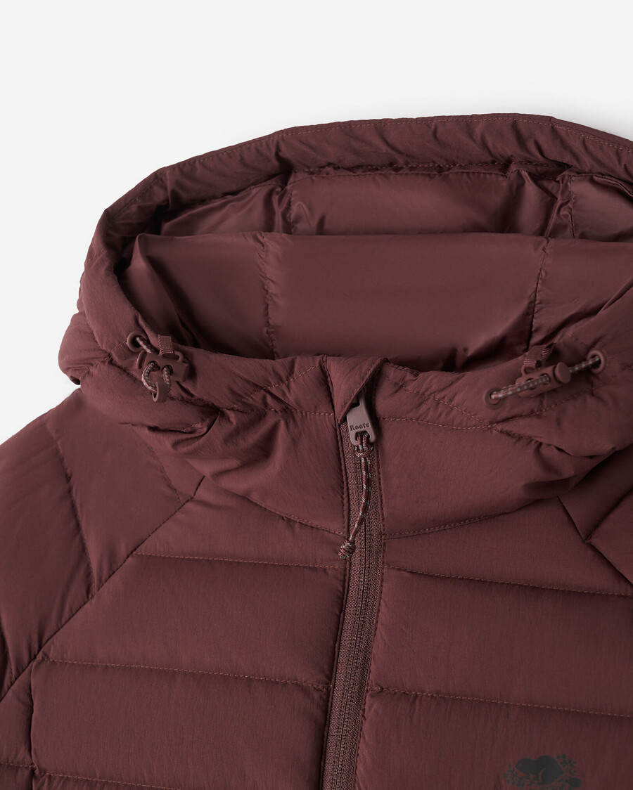 roots daunen-packbare jacke