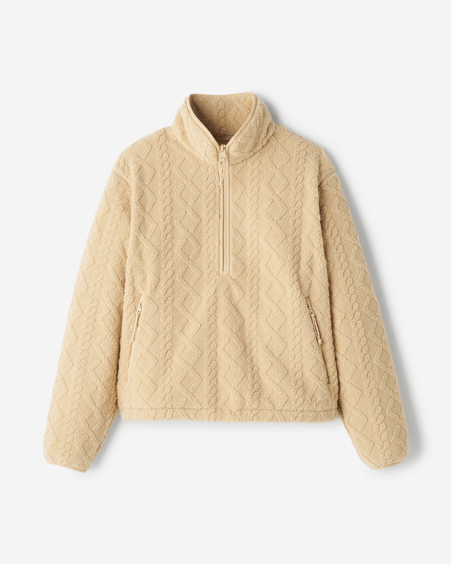 kabel-shearling-fleece-halbzip