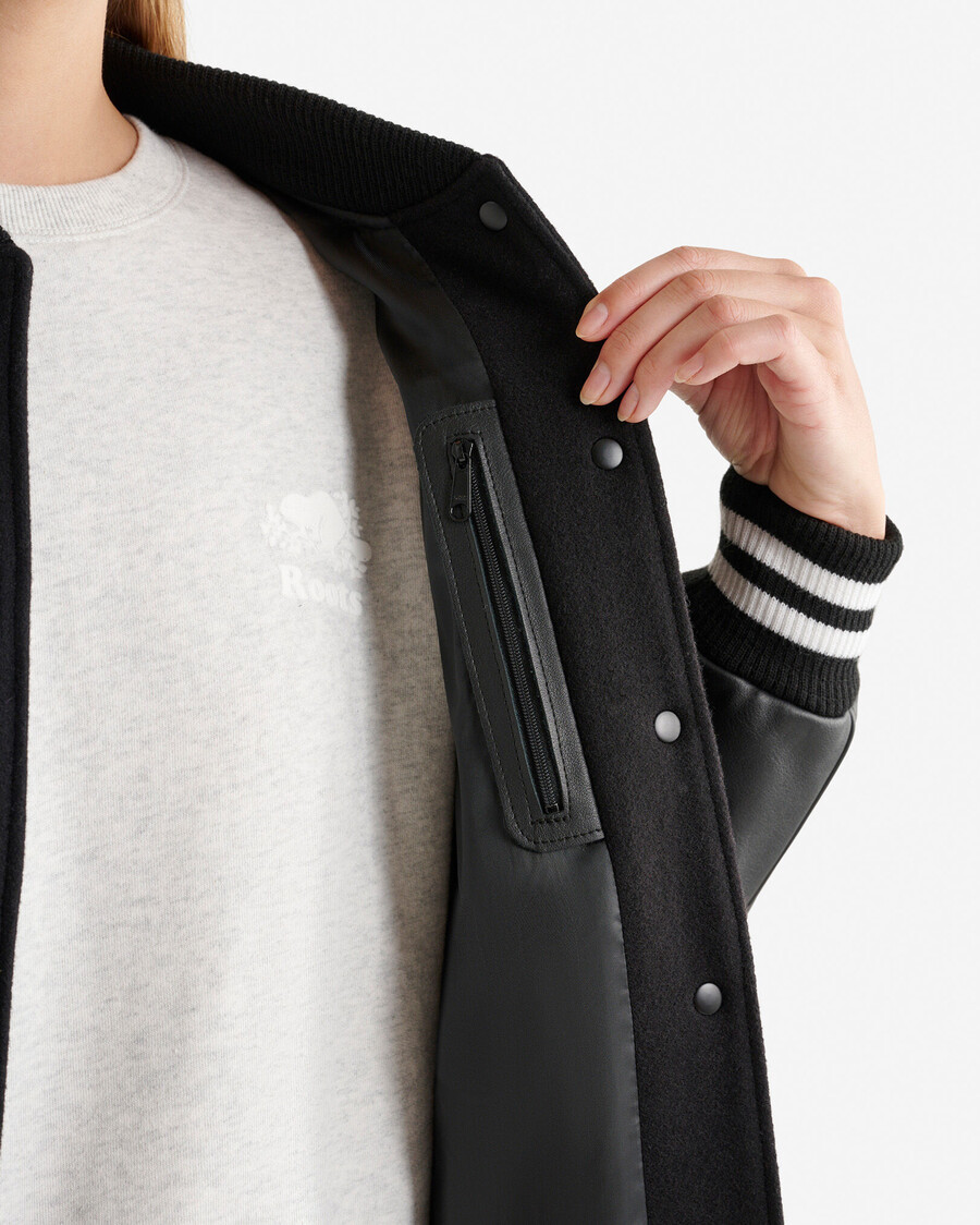 vintage-collegejacke für damen