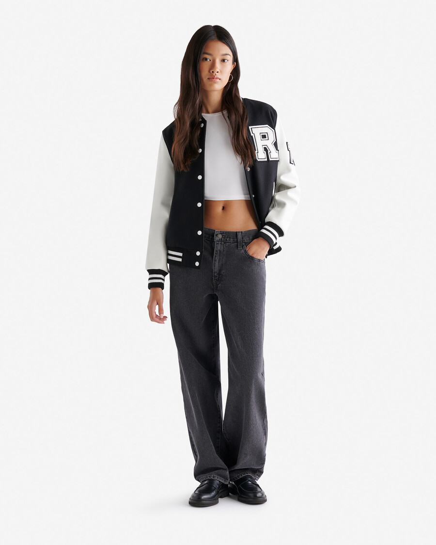 vintage-collegejacke für damen