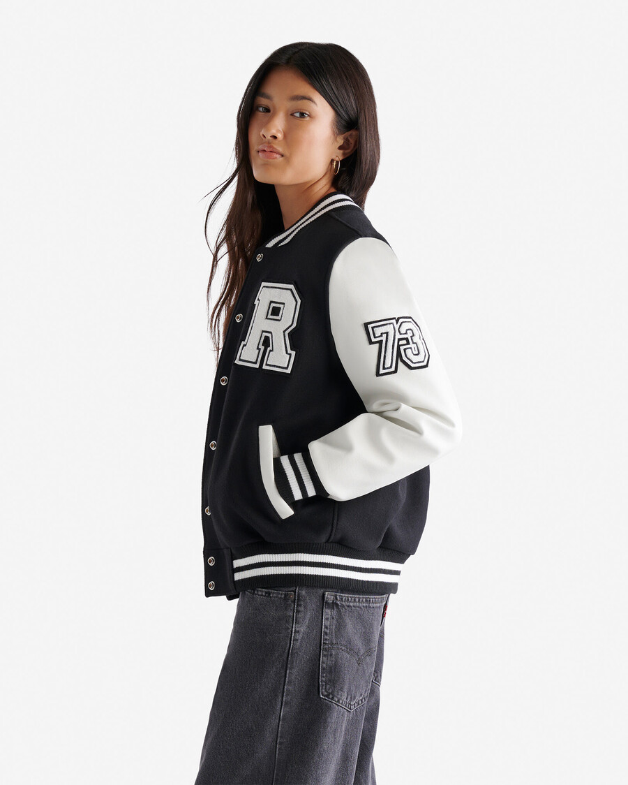 vintage-collegejacke für damen