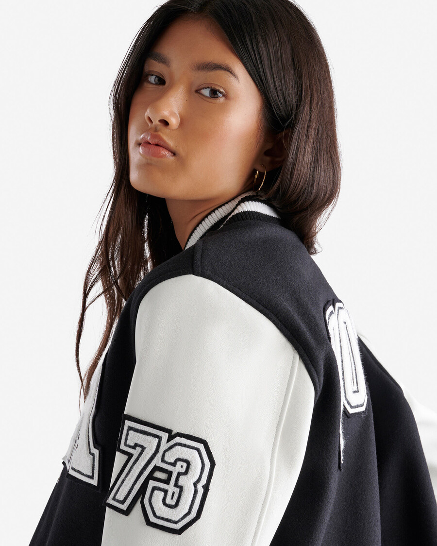vintage-collegejacke für damen