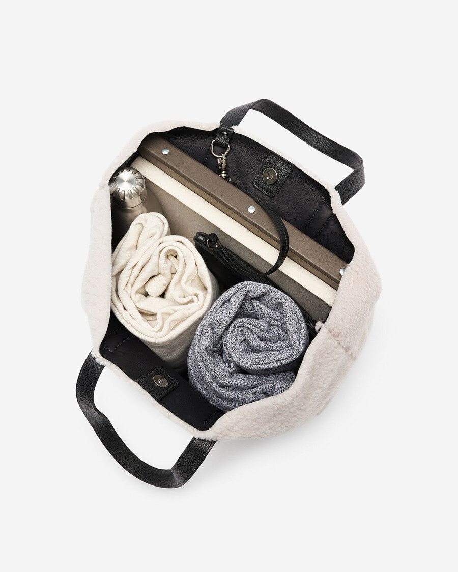 tragetasche aus shearling