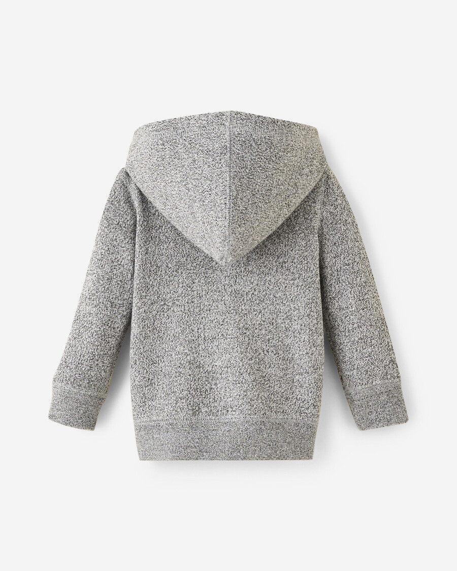 baby organic original kapuzenpullover mit durchgehendem reißverschluss
