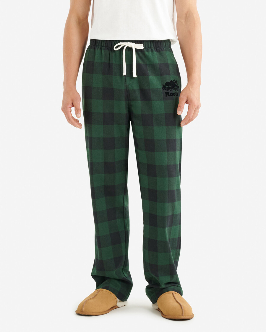 herren park plaid pyjamahose