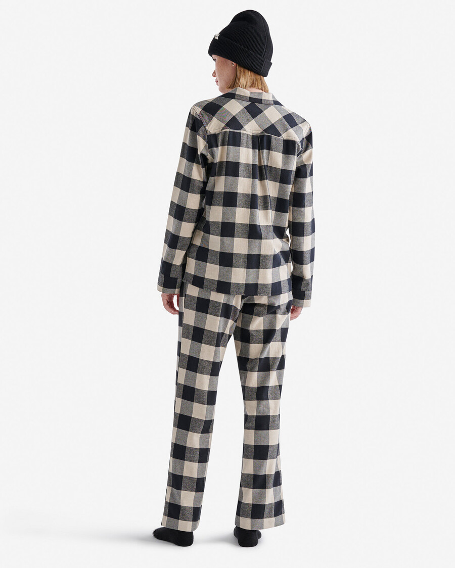 damen-pyjama-set mit park-karo