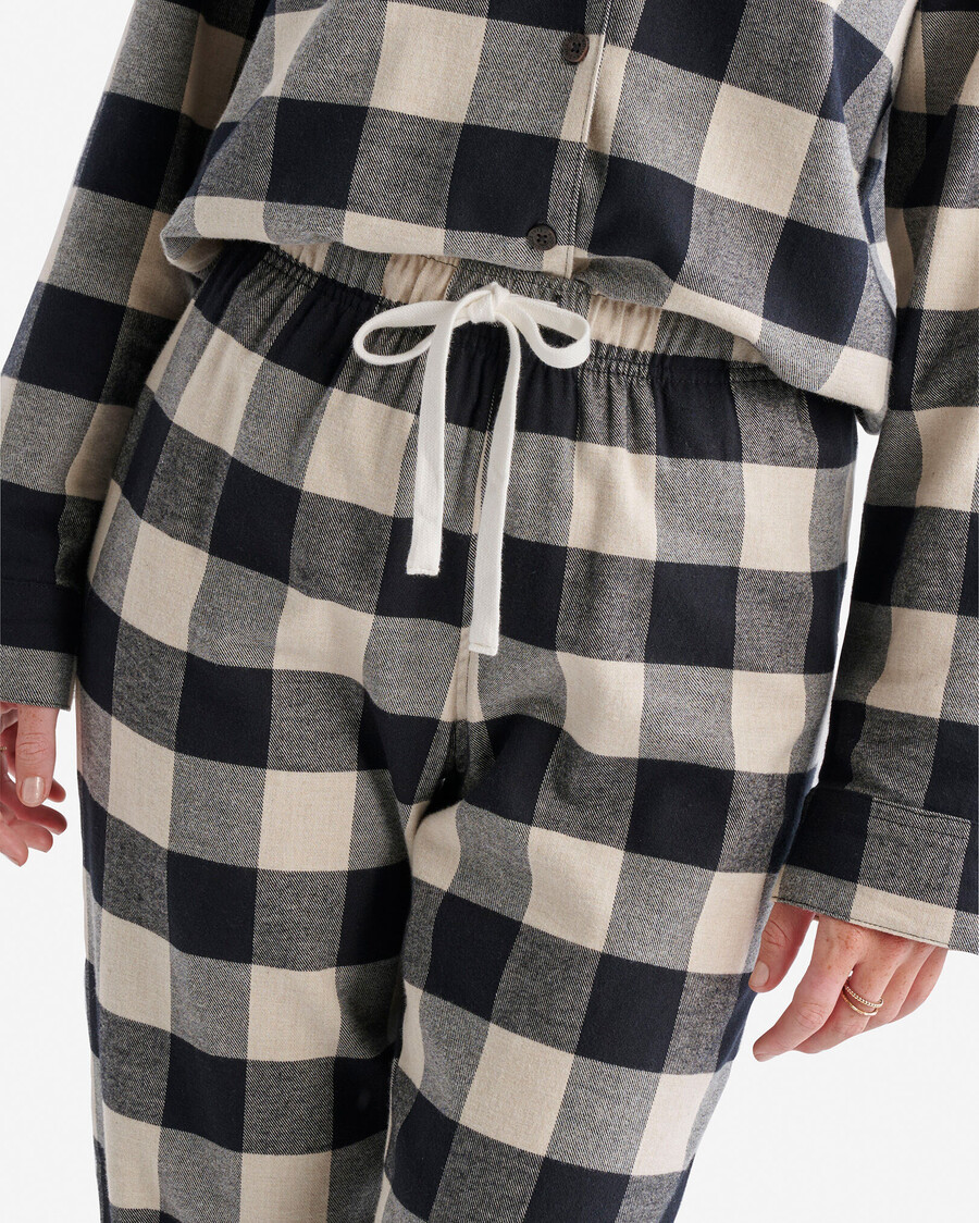 damen-pyjama-set mit park-karo