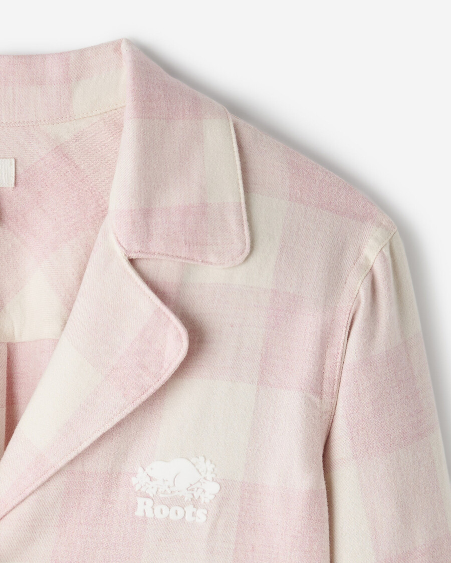 damen-pyjama-set mit park-karo