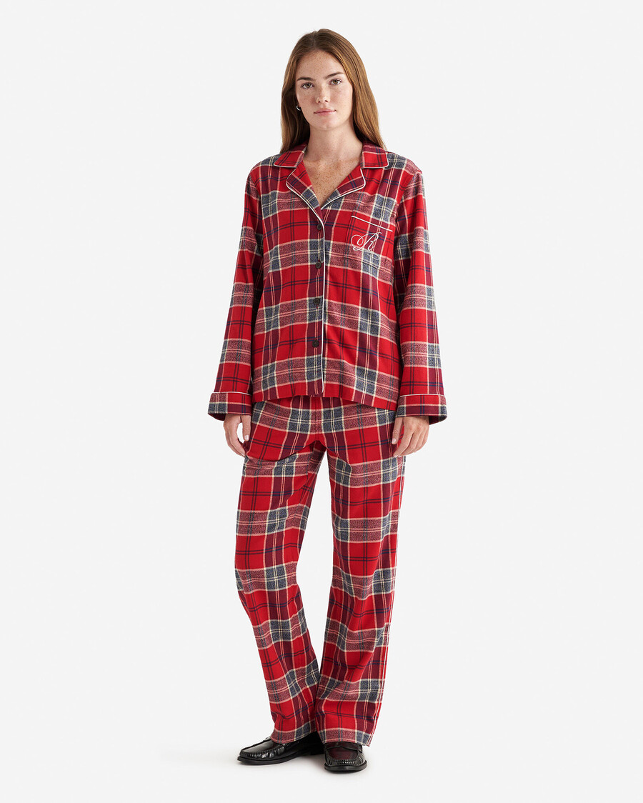 damen-pyjama-set roots signature