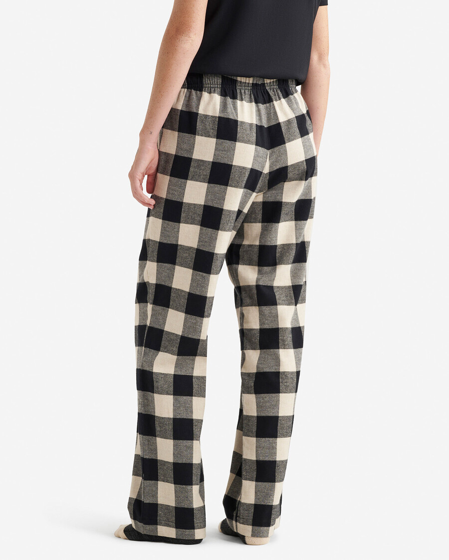 damen-pyjamahose mit karomuster