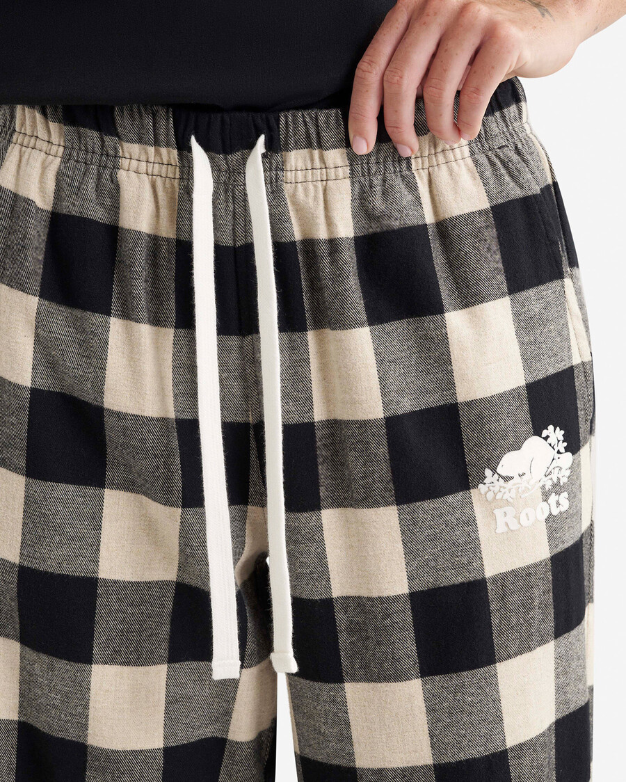damen-pyjamahose mit karomuster