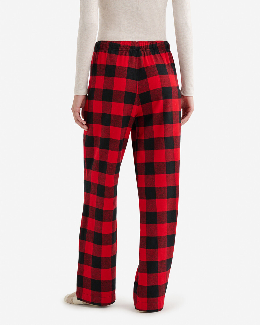 damen-pyjamahose mit karomuster