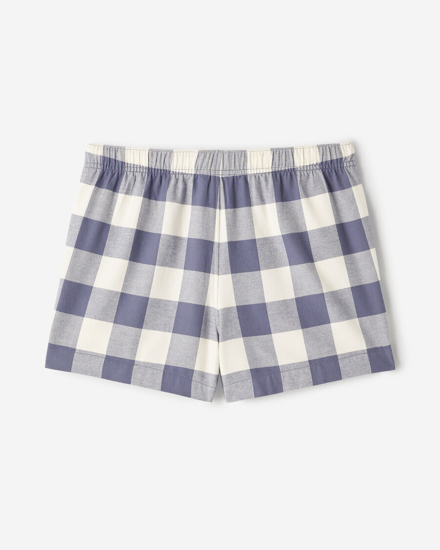 damen-pyjamashorts mit karomuster