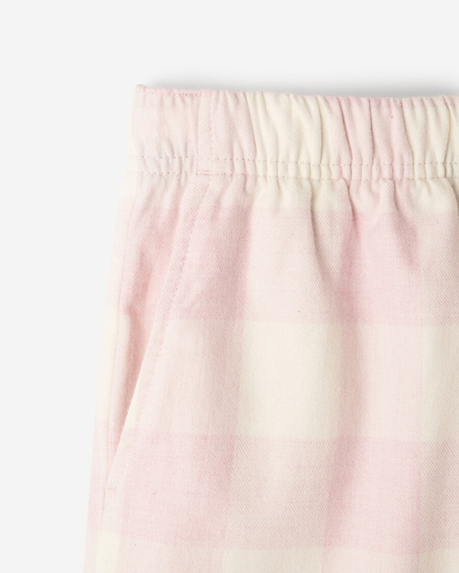 damen-pyjamashorts mit karomuster