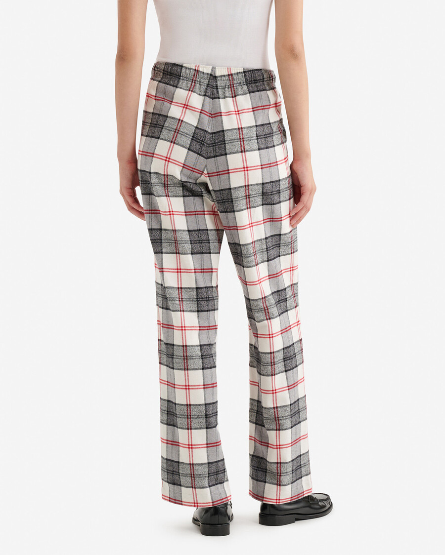 damen-pyjamahose mit karomuster
