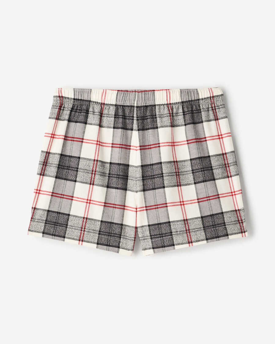 damen-pyjamashorts mit karomuster