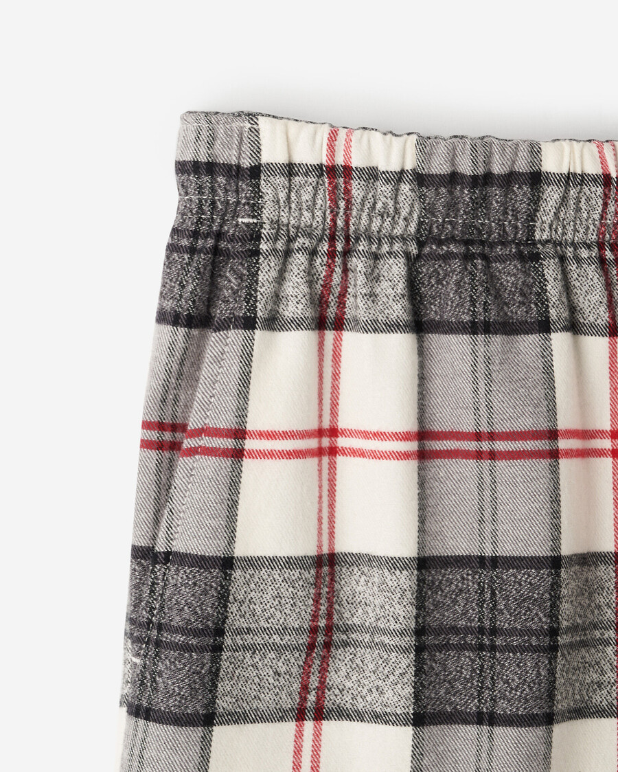 damen-pyjamashorts mit karomuster