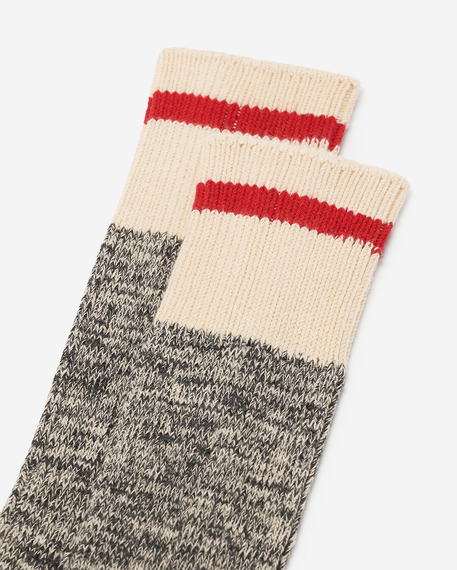 klassische baumwoll-cabin-socken für erwachsene 2er-pack