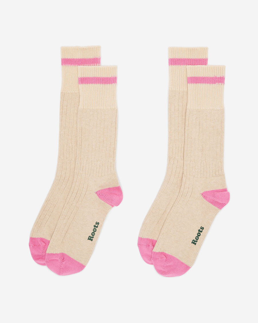 baumwoll-locking-socken für erwachsene 2er-pack
