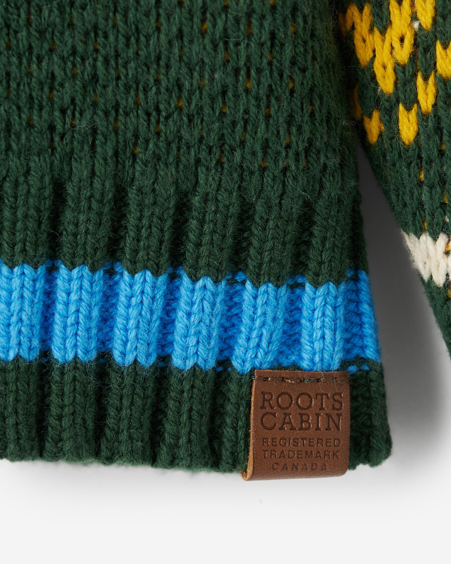 kleinkind-kabinenschal fair-isle-strickjacke