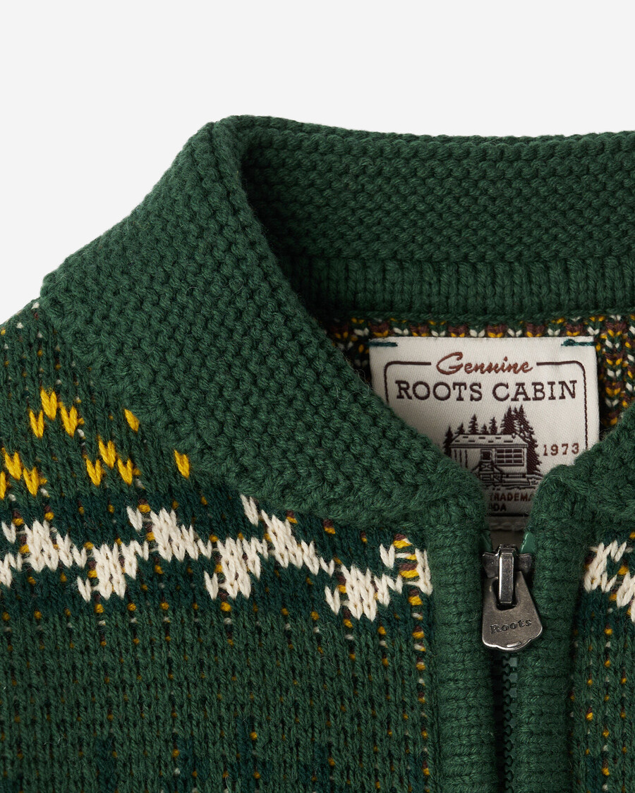 kleinkind-kabinenschal fair-isle-strickjacke