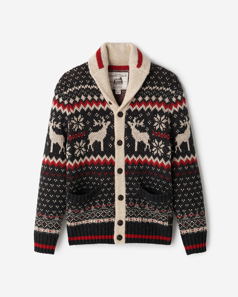cabin-schal fair-isle-cardigan