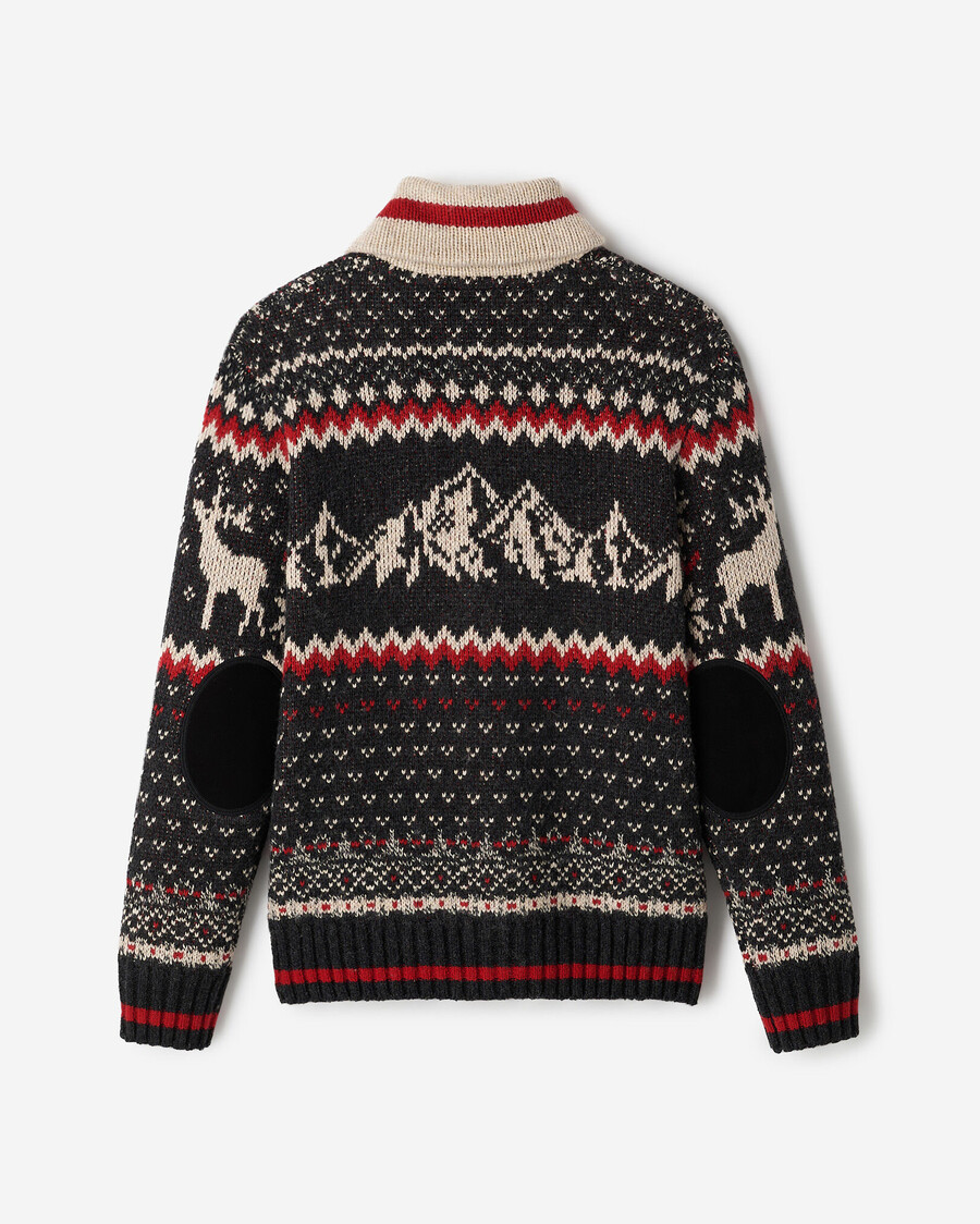 cabin-schal fair-isle-cardigan