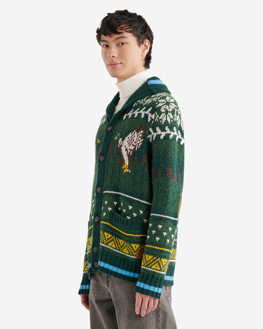 cabin-schal fair-isle-cardigan