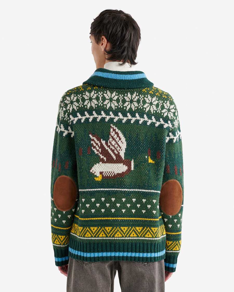 cabin-schal fair-isle-cardigan