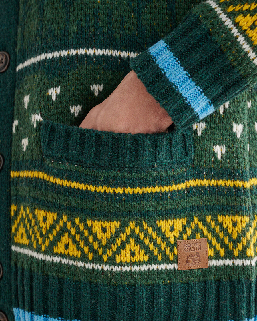 cabin-schal fair-isle-cardigan