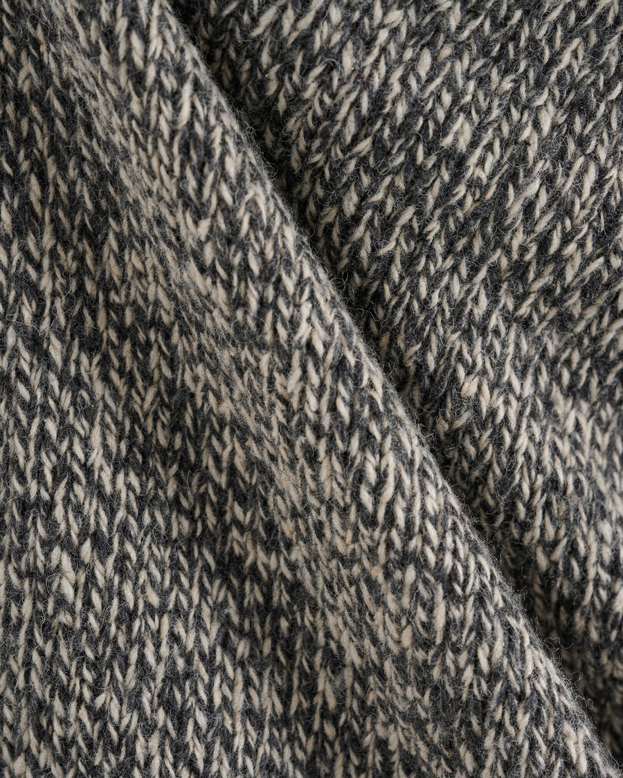 heritage cabin schal-strickjacke