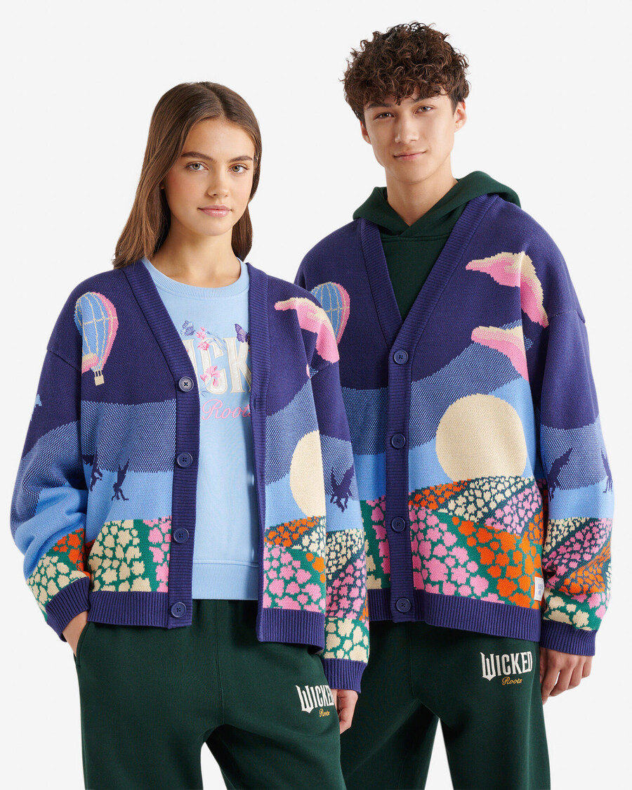 roots x wicked dusk cardigan