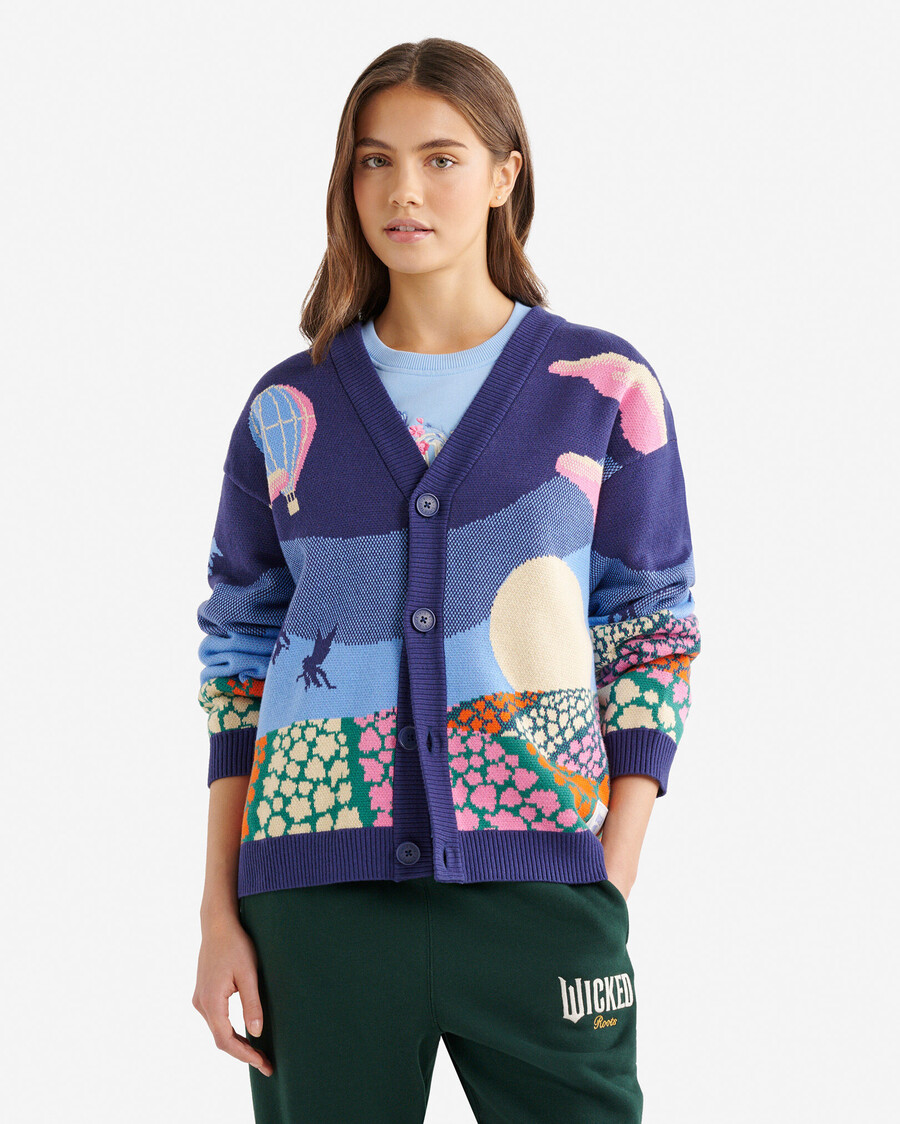 roots x wicked dusk cardigan
