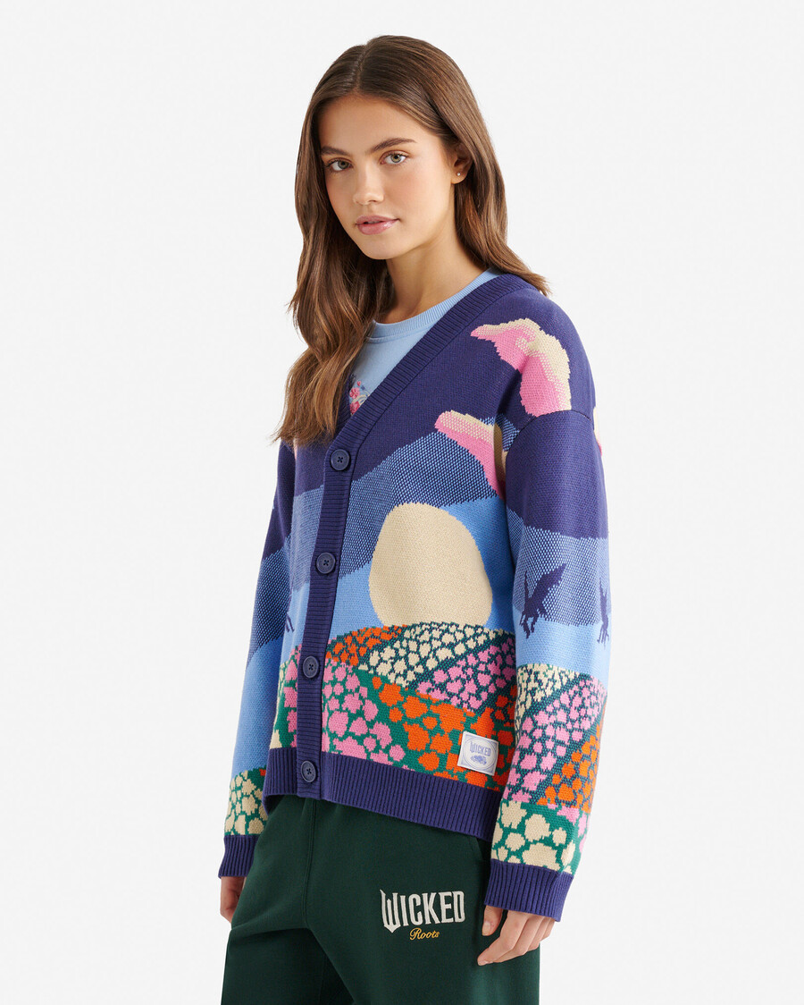 roots x wicked dusk cardigan