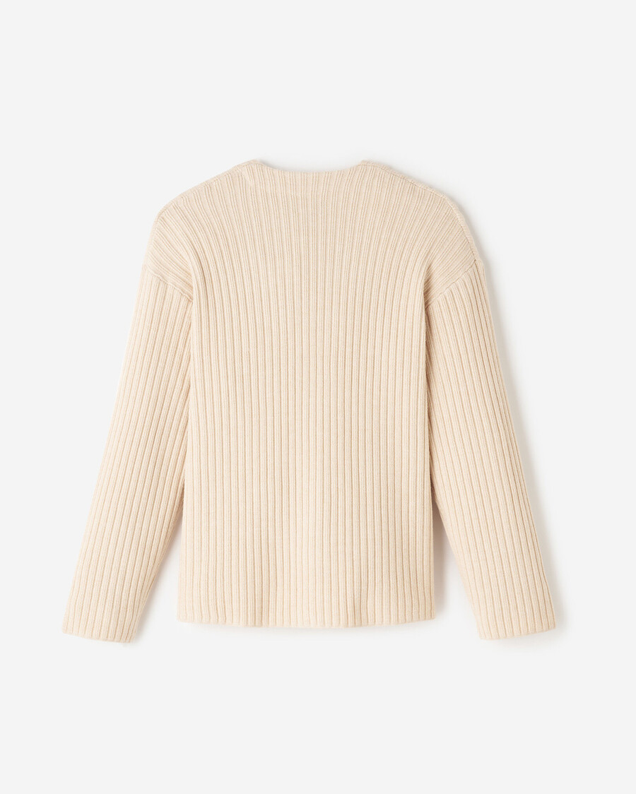 bowen-rippstrickjacke