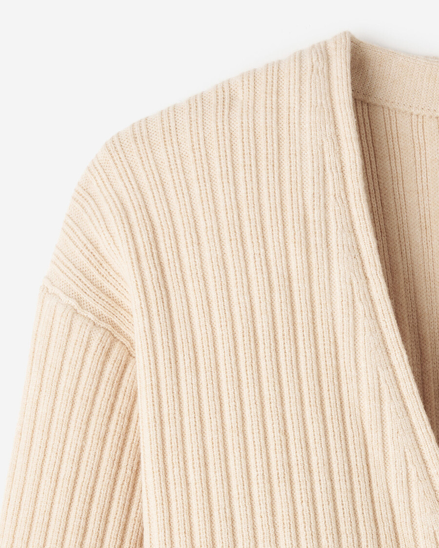 bowen-rippstrickjacke