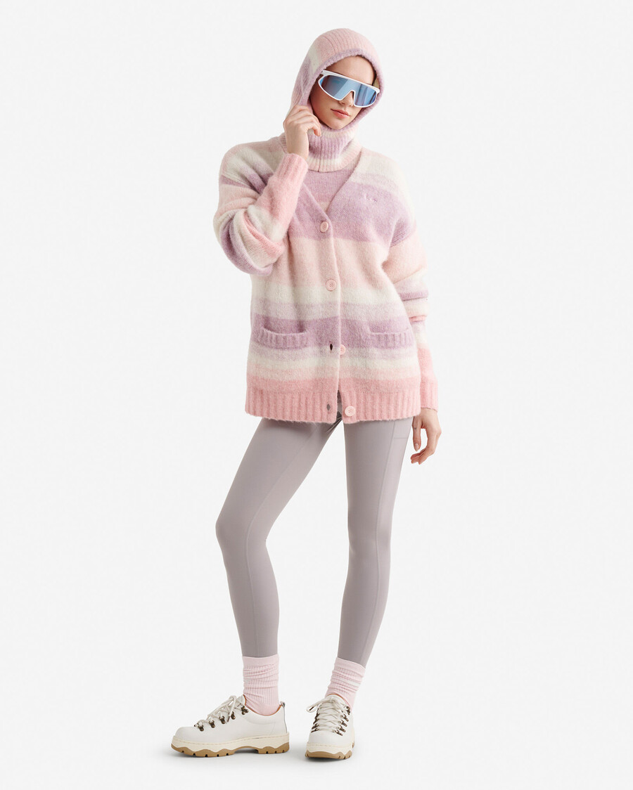 aurora alpaka-wollstrickjacke
