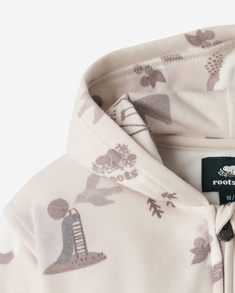 baby nature playground kapuzenpullover mit durchgehendem reißverschluss