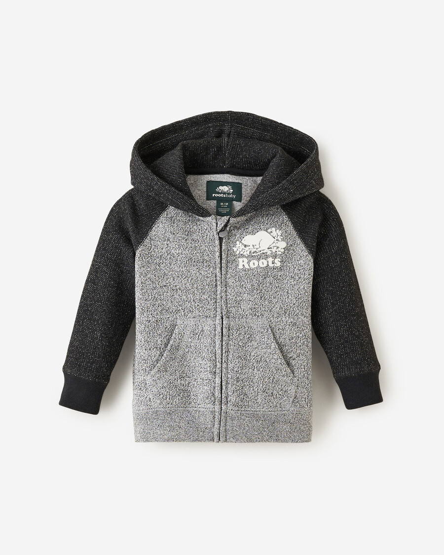 baby organic original kapuzenpullover mit durchgehendem reißverschluss