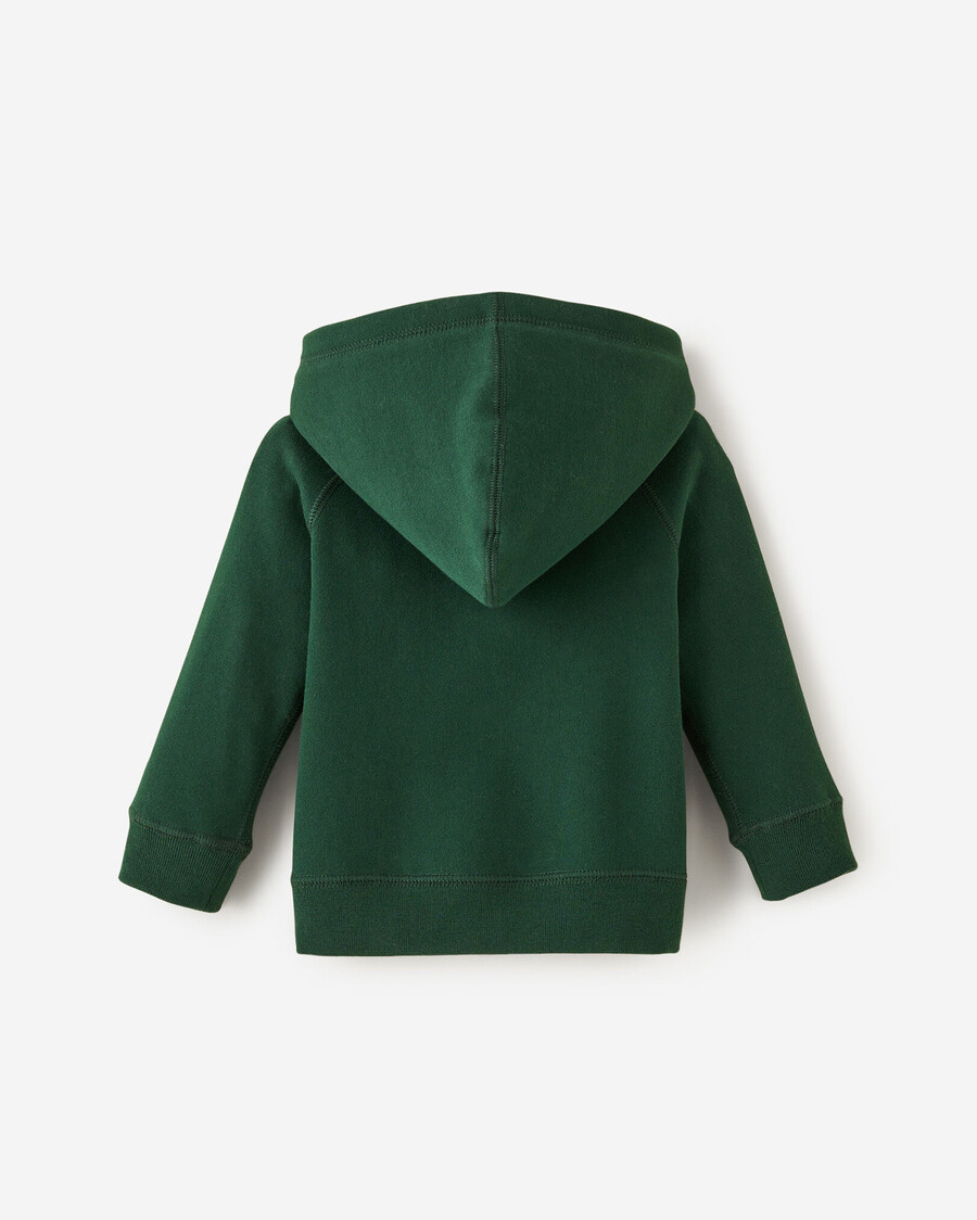 baby organic original kapuzenpullover mit durchgehendem reißverschluss