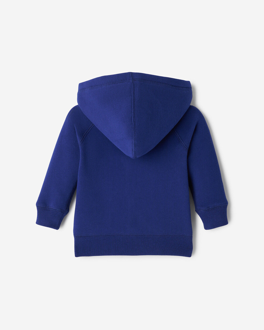 baby organic original kapuzenpullover mit durchgehendem reißverschluss