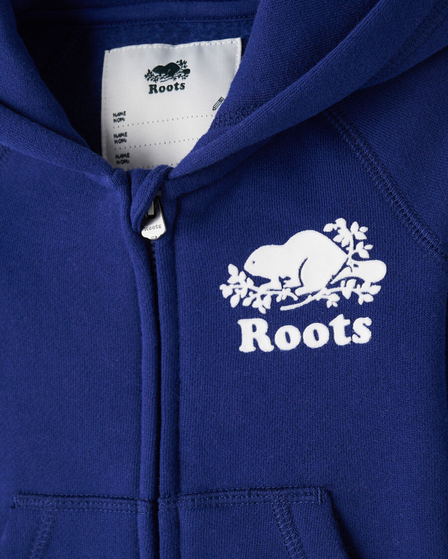 baby organic original kapuzenpullover mit durchgehendem reißverschluss