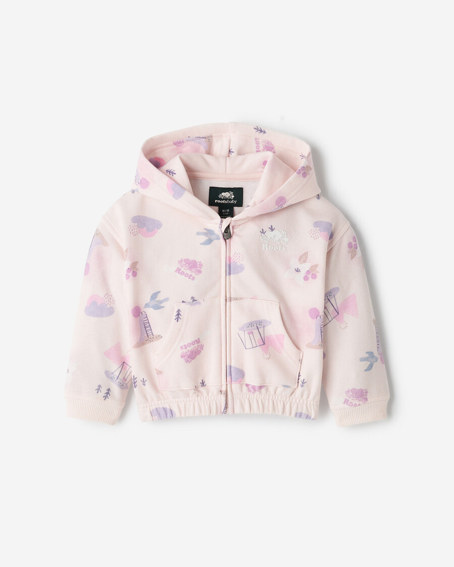 baby nature playground kapuzenpullover mit durchgehendem reißverschluss