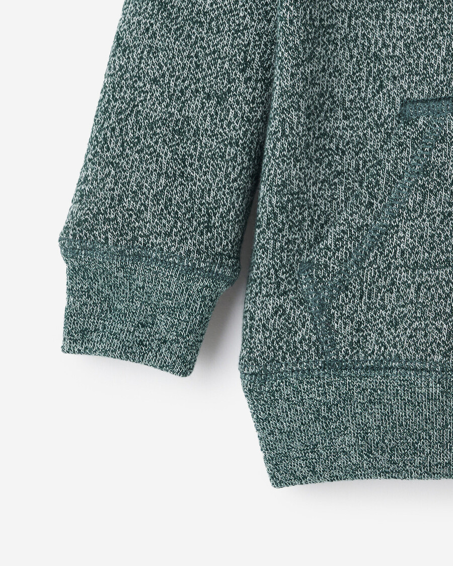baby organic original kapuzenpullover mit durchgehendem reißverschluss
