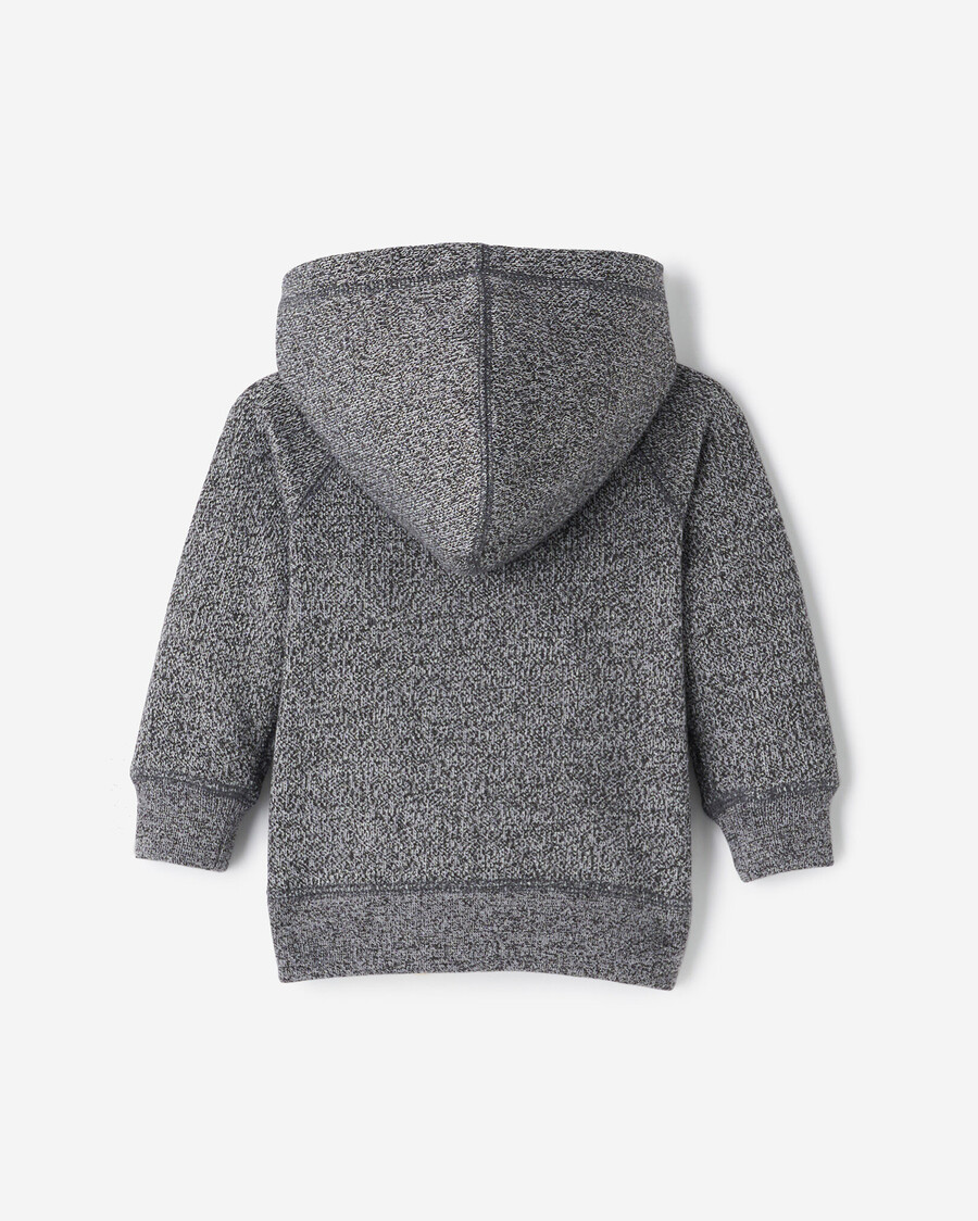 baby organic original kapuzenpullover mit durchgehendem reißverschluss