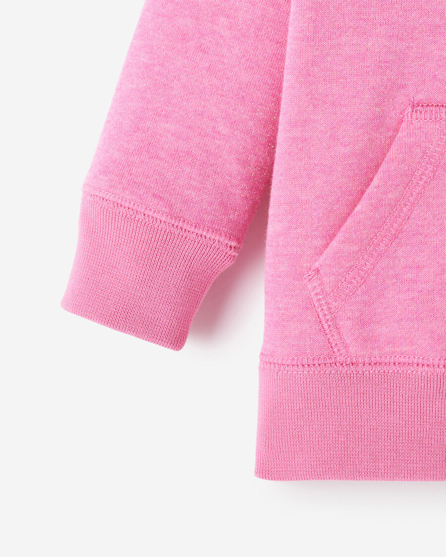 baby original sparkle kapuzenpullover mit durchgehendem reißverschluss