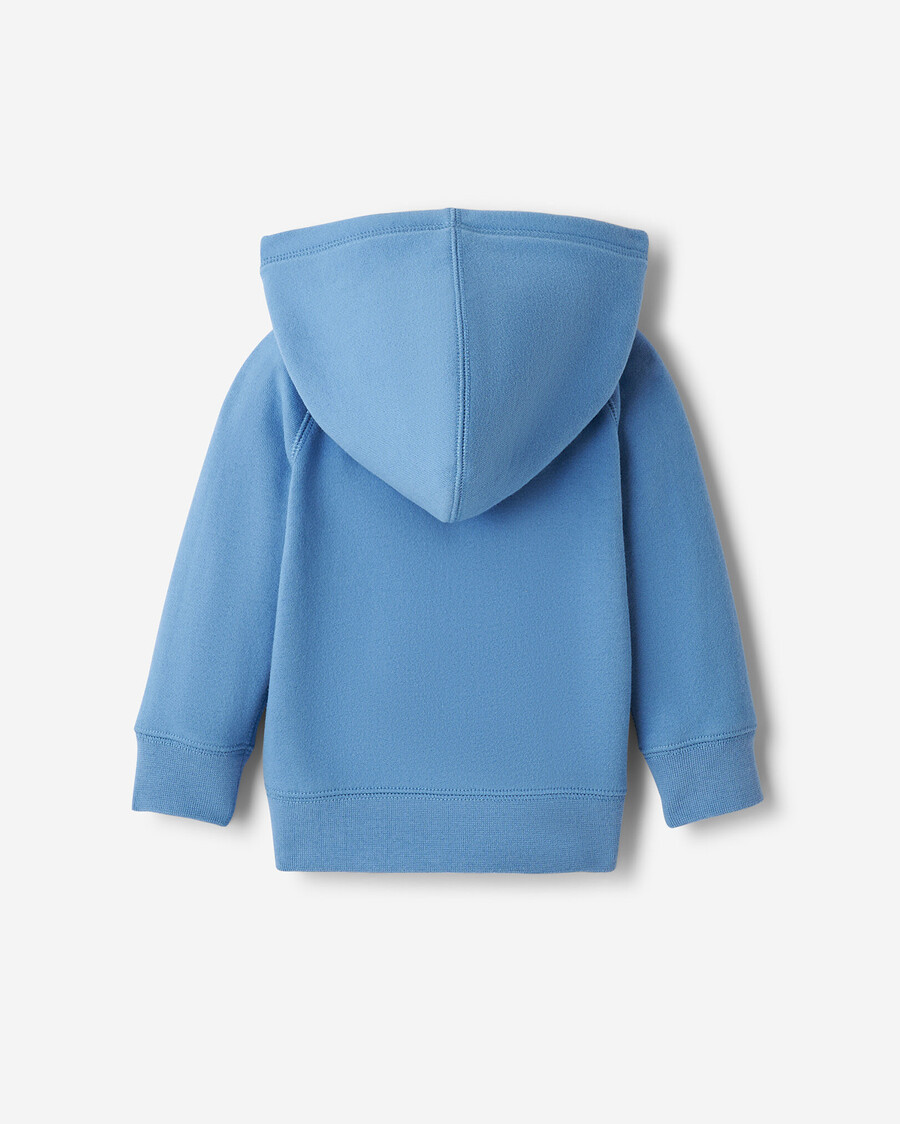 baby organic original kapuzenpullover mit durchgehendem reißverschluss