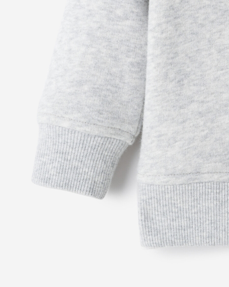baby-sweatshirt mit karomuster und applikationen