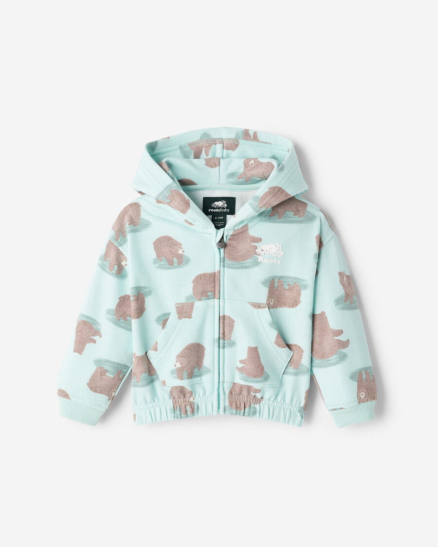 baby cozy bear kapuzenpullover mit reißverschluss